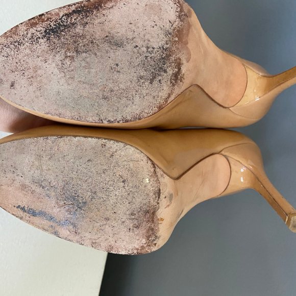 Stuart Weitzman nude pumps, 6.5 with box - Picture 3 of 4